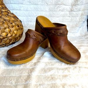 Clarks Artisan Ledella Leather Clogs 9